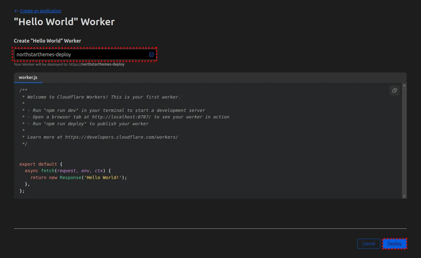 Cloudflare Name Worker