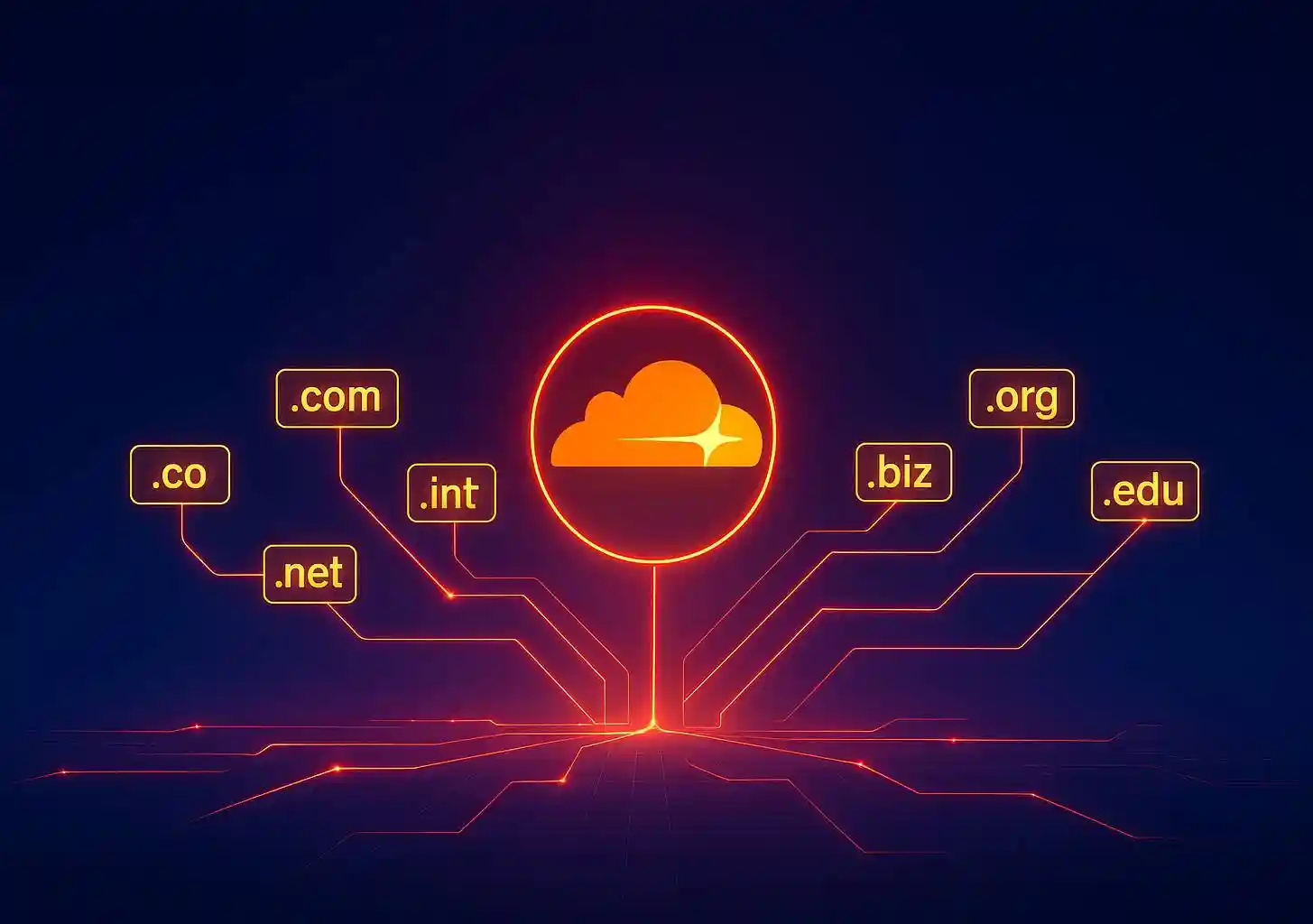 Cloudflare Pages custom domain setup showing a website with personalized URL
